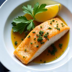 Filet de sole meunière délicatement préparé avec beurre noisette